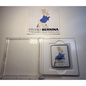 Studio Bernina Peter Rabbit Collection Embroidery Card No. 104